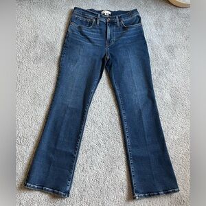 NWOT MADWELL Midrise Kick Out Jean 30